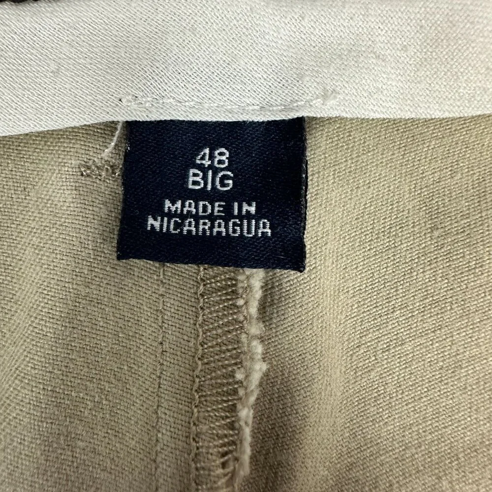 KingSize Mens Khaki Shorts Size 48 Big Casual Wear